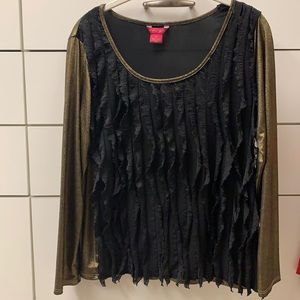 Gold shimmer T shirt